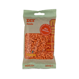 Produit Perles abricot claires Bio 105 Sachet 1000 perles midi
