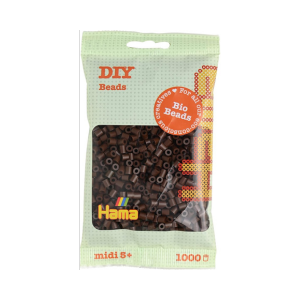 Produit Perles marrons Bio 012 Sachet 1000 perles midi